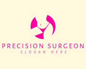 Surgeon - Female Sexy Body logo design