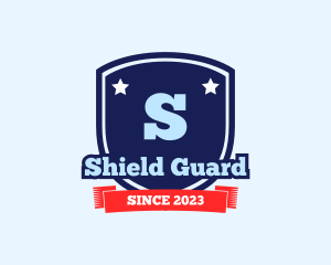 Defend - Varsity Shield Sports College logo design