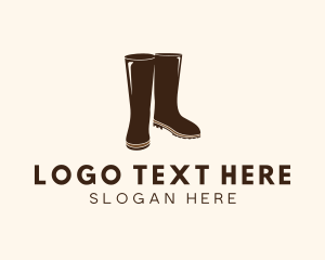 Gum Boots - Boots Shoe Boutique logo design