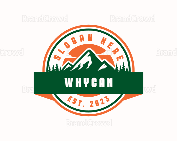 Mountain Tour Travel Logo