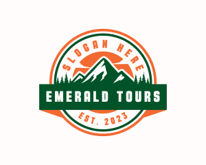 Mountain Tour Travel logo design