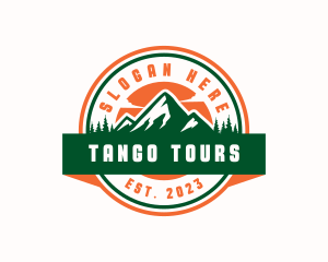 Mountain Tour Travel logo design