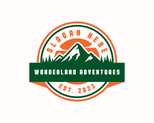 Mountain Tour Travel logo design