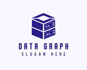 Server Data Technology logo design