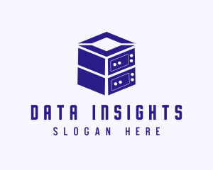 Server Data Technology logo design