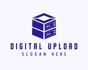 Upload - Server Data Technology logo design