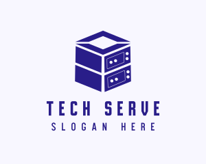 Server - Server Data Technology logo design
