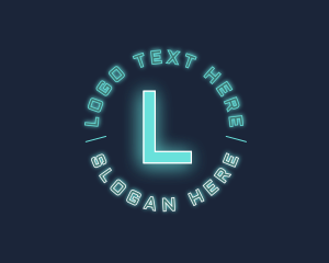 Neon - Futuristic Tech Programmer logo design