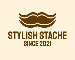 Mustache - Man Mustache Grooming logo design