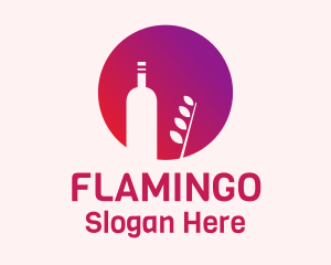 Minimalist Organic Wine Logo