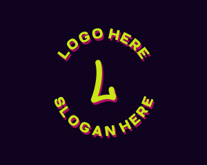 Neon Urban Pop Art  Logo