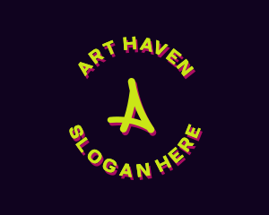 Neon Urban Pop Art  logo design