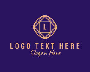 Intricate Cosmic Interior Design Logo