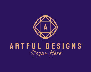 Intricate Cosmic Interior Design logo design