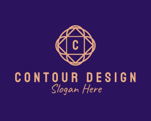 Intricate Cosmic Interior Design logo design