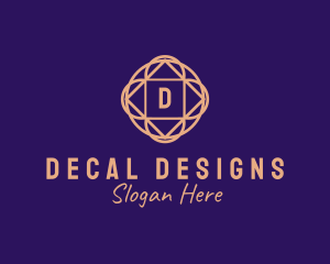 Intricate Cosmic Interior Design logo design