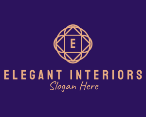 Intricate Cosmic Interior Design logo design