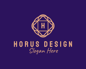 Intricate Cosmic Interior Design logo design