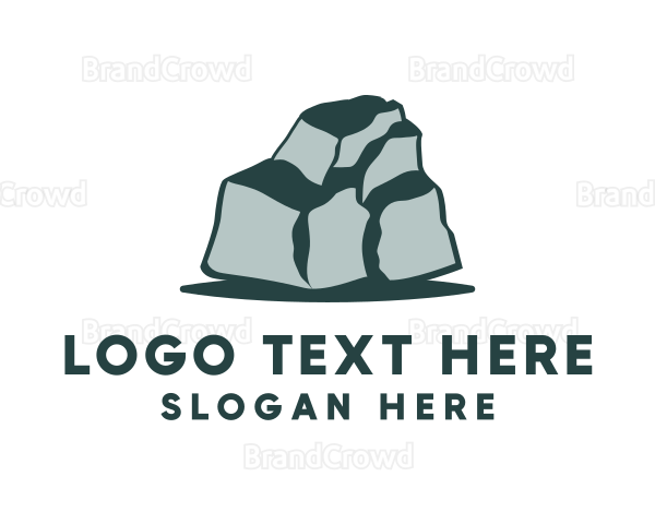 Green Boulder Stone Logo