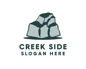 Green Boulder Stone logo design