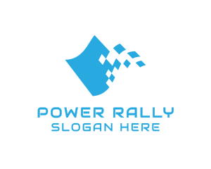 Rally - Racing Flag Rally logo design