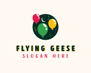 Party Store - Balloon Party Event logo design