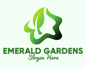 Green Herbal Star logo design