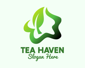 Green Herbal Star logo design