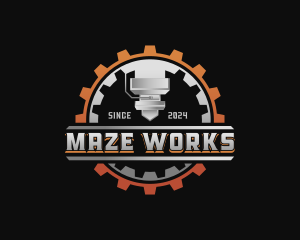 Cog Laser Machinery logo design