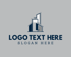 Commercial - Architect Skyscraper Condominium logo design