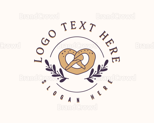 Pastry Pretzel Bakery Logo