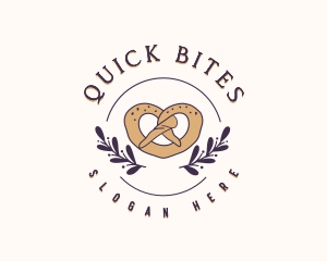 Pastry Pretzel Bakery Logo