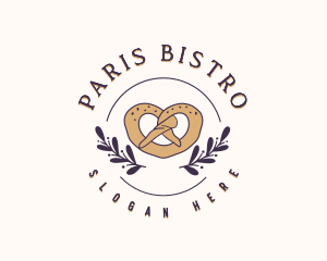 Pastry Pretzel Bakery logo design