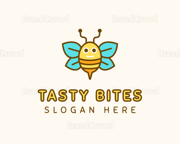 Cute Bee Nursery Logo