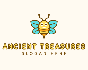 Cute Bee Nursery logo design