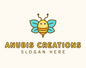 Cute Bee Nursery logo design