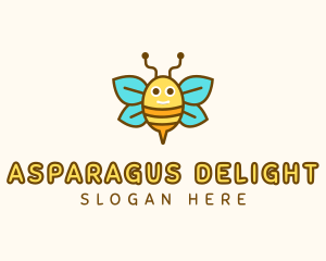 Cute Bee Nursery logo design