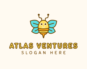 Cute Bee Nursery logo design