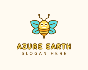 Cute Bee Nursery logo design