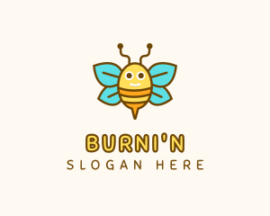 Cute Bee Nursery logo design