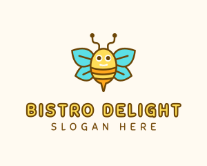 Cute Bee Nursery logo design