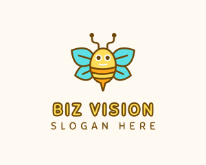 Cute Bee Nursery logo design