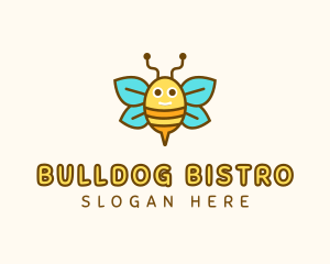 Cute Bee Nursery logo design