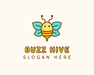 Bee - Cute Bee Nursery logo design