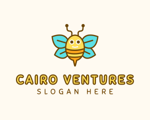 Cute Bee Nursery logo design