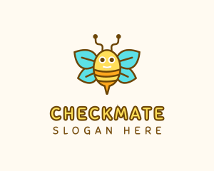 Cute Bee Nursery logo design