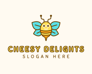 Cute Bee Nursery logo design