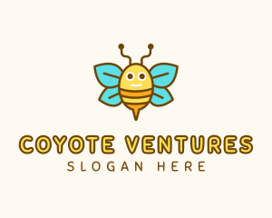 Cute Bee Nursery logo design