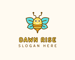 Cute Bee Nursery logo design