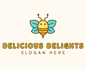 Cute Bee Nursery logo design